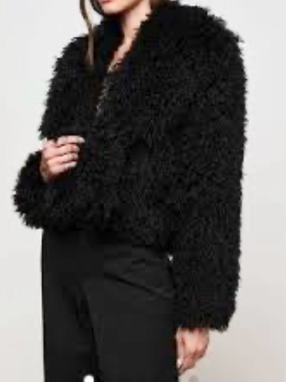 UK2LA Black Teddy  Jacket